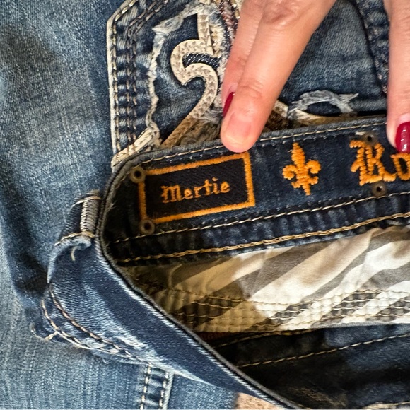 Rock Revival Blue Straight Leg Jeans - Picture 7 of 9